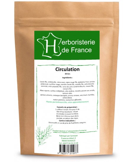 Herboristerie de Paris - Tisane Circulation - 150gr