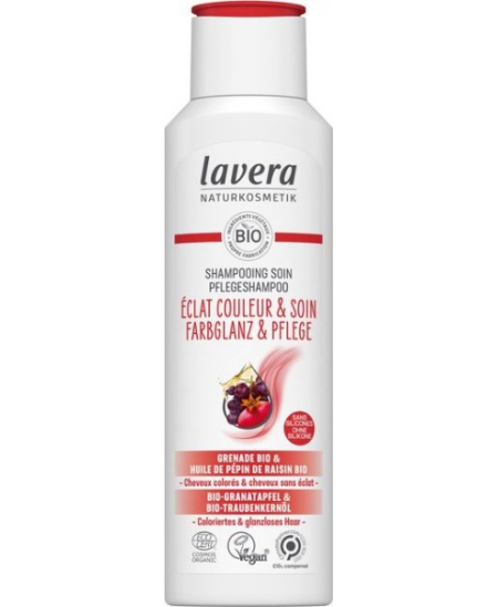 Shampooing Eclat Couleur et Soin 250 ml Lavera shampoing cheveux colorés Espritphyto