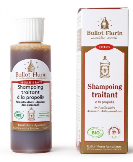 Ballot Flurin - Shampoing à la Propolis Anti pelliculaire et apaisant - 125 ml Ballot Flurin - Shampoing à la Propolis Anti pelliculaire et apaisant - 125 ml