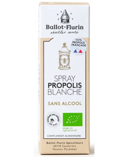 Spray propolis blanche sans alcool 15 ml Ballot Flurin défenses naturelles Espritphyto Spray propolis blanche sans alcool 15 ml Ballot Flurin défenses naturelles Espritphyto