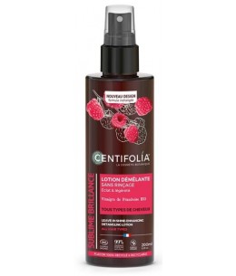 Lotion démêlante au vinaigre de Framboise - 200 ml - Centifolia cheveux frisés et bouclés Espritphyto