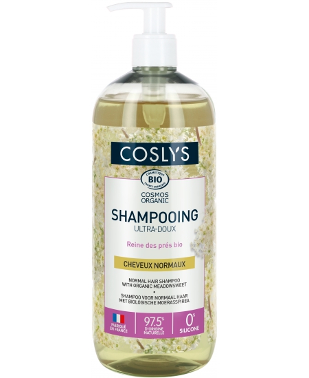 Shampooing ultra doux cheveux normaux à la reine des prés - 1 L - Coslys lave et hydrate Espritphyto Shampooing ultra doux cheveux normaux à la reine des prés - 1 L - Coslys lave et hydrate Espritphyto