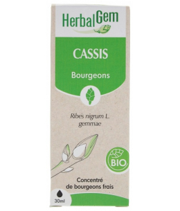 Cassis bio Flacon compte gouttes - 30 ml - Herbalgem articulations confort urinaire Espritphyto