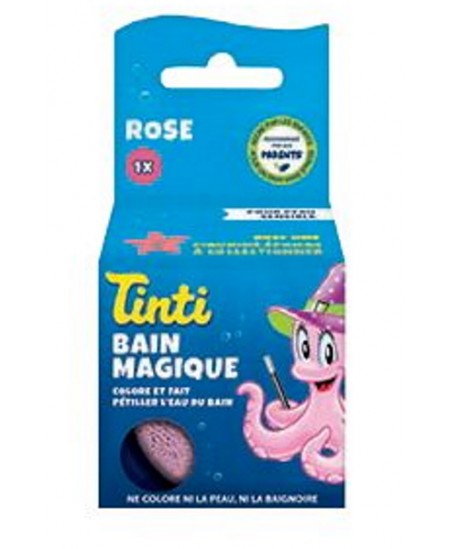 Tinti - Balle Effervescente Bain Magique Rose - 40 gr Tinti - Balle Effervescente Bain Magique Rose - 40 gr