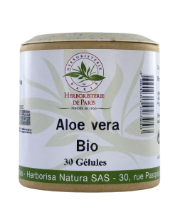 Herboristerie De Paris - Aloe Vera bio - 30 gélules Aloe barbadensis miller digestion Espritphyto