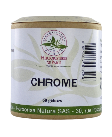 Herboristerie De Paris - Chrome - 60 gélules Herboristerie De Paris - Chrome - 60 gélules