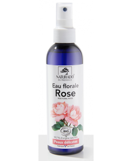 Eau florale de Rose 200ml Naturado anti-âge peaux sensibles espritphyto