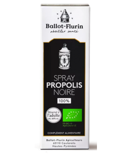 Ballot Flurin Spray propolis noire 15 ml hygiène bucco dentaire Espritphyto