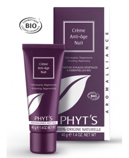 Phyts - Crème Riche Nuit anti âge - 40 gr