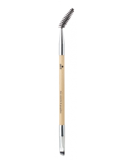 Avril - Pinceau duo sourcils et goupillon ordonner et maquiller les sourcils épais Espritphyto Avril - Pinceau duo sourcils et goupillon ordonner et maquiller les sourcils épais Espritphyto