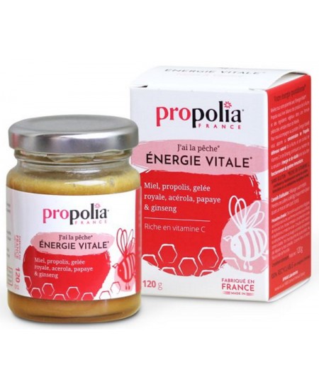 Propolia - Energie Vitale Pot - 120 gr miel propolis gelée royale Espritphyto
