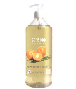 Cé'bio - Bain et douche Agrumes Mandarine Orange  1L Espritphyto
