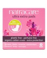Natracare - 12 Serviettes normales ultra extra à ailettes x12