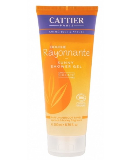 Cattier - Gel Douche Ensoleillée sans sulfate - 200 ml Cattier - Gel Douche Ensoleillée sans sulfate - 200 ml