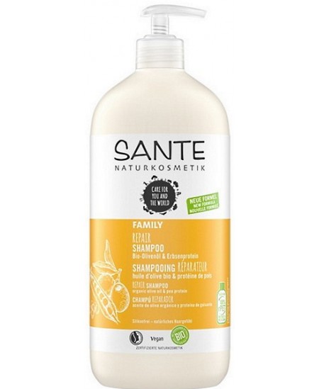 Santé - Shampoing Réparateur Olive Bio et Proteine de Pois 950ml Santé - Shampoing Réparateur Olive Bio et Proteine de Pois 950ml
