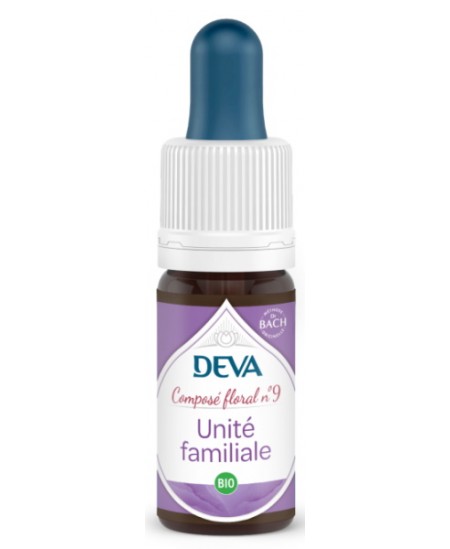 Deva - Composé Floral Bio - Unité Familiale N° 9 - 10 Ml Deva - Composé Floral Bio - Unité Familiale N° 9 - 10 Ml