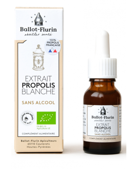 Extrait de Propolis Sans Alcool - 15 ml - Ballot Flurin sel isotonique lavant Espritphyto