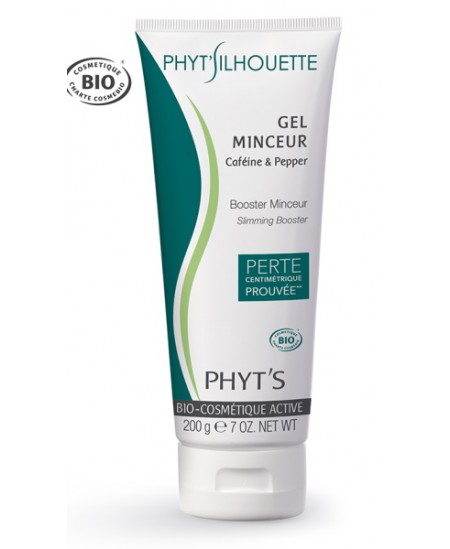 Phyts - Minceur Bio Active Gel Double action Cafeine Poivre Rose - 200 gr