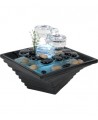 Fontaine à eau d'Intérieur verre et céramique - Himalaya - Zen'Arôme sérénité relaxation Espritphyto