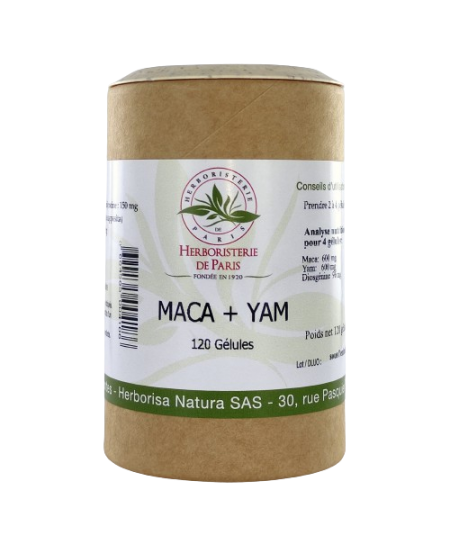 Herboristerie De Paris - Maca Yam - 120 gélules Herboristerie De Paris - Maca Yam - 120 gélules