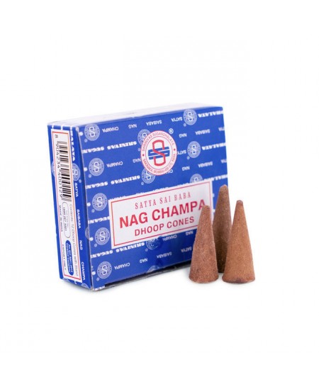 Encens en cône NAG CHAMPA - 10 pièces Encens en cône NAG CHAMPA - 10 pièces