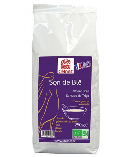 Son de Blé bio - 250 gr - Celnat transit santé alimentation Espritphyto Son de Blé bio - 250 gr - Celnat transit santé alimentation Espritphyto