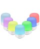 Diffuseur d'huiles essentielles électrique par nébulisation avec LED 7 couleurs