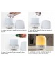 Diffuseur d'huiles essentielles électrique par nébulisation avec LED 7 couleurs