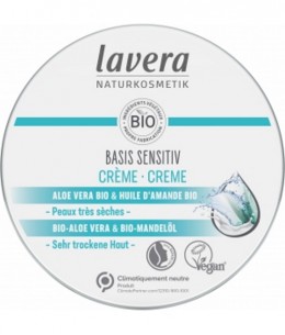 Lavera - Crème multi usages visage et corps Beurre de karité Amande douce BASIS - 25 ml