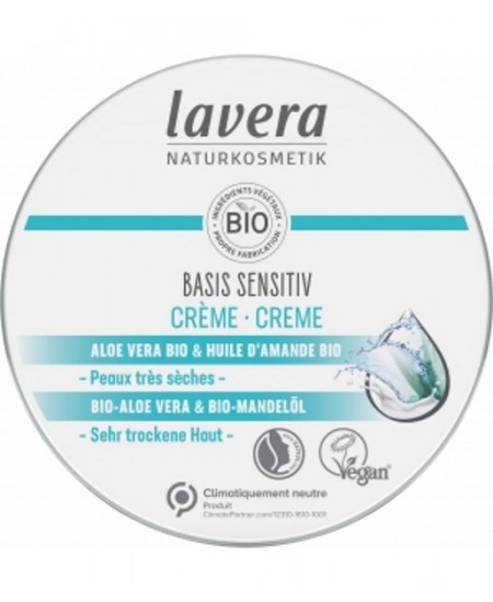 Lavera - Crème multi usages visage et corps Beurre de karité Amande douce BASIS - 25 ml Lavera - Crème multi usages visage et corps Beurre de karité Amande douce BASIS - 25 ml
