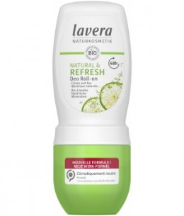 Lavera Déodorant Roll Refresh 50 ml verveine zinc PCA Espritphyto