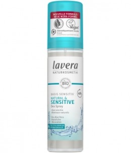Lavera - Déodorant spray à l'Hamamélis bio et l'essence de Rose bio BASIS - 75 ml
