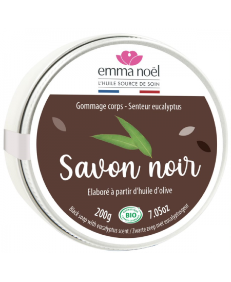 Emma Noël - Savon Noir Hammam à l'Eucalyptus - 200 gr Emma Noël - Savon Noir Hammam à l'Eucalyptus - 200 gr