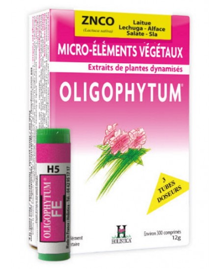 Oligophytum ZNCO - 3 tubes de 100 micro comprimés - Holistica oligo-éléments Espritphyto zinc nickel cobalt