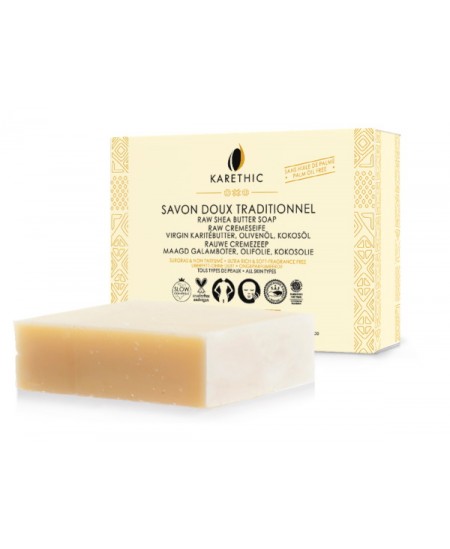 Karethic - Savon surgras au Karité sans parfum - 100 gr