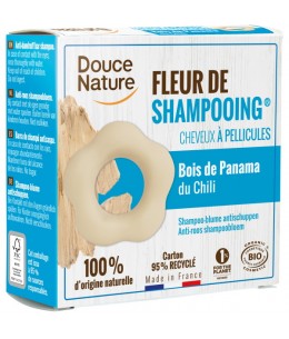 Fleur de Shampooing solide antipelliculaire Argile - Douce Nature bois de Panama argile purifiante Espritphyto