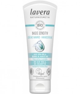 Lavera - Crème Mains Amande et Beurre de Karité Basis Sensitiv - 75 ml