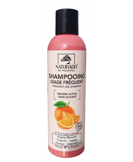 Shampoing usages fréquents à l'Argile - 200 ml - Naturado sans sulfates Espritphyto