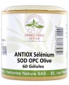Herboristerie de Paris - Antiox Spiruline Selenium SOD OPC Olivier - 60 gélules