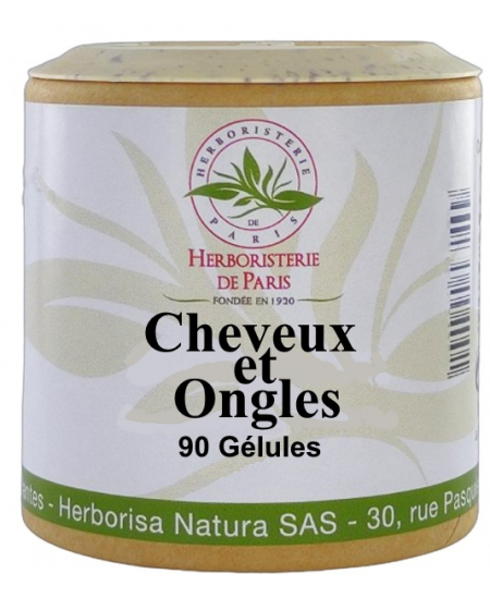Herboristerie de Paris - Cheveux et Ongles 90 gélules Herboristerie de Paris - Cheveux et Ongles 90 gélules