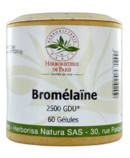 Planticinal - Bromelaine 2500 GDU fort 400 mg - 60 gélules