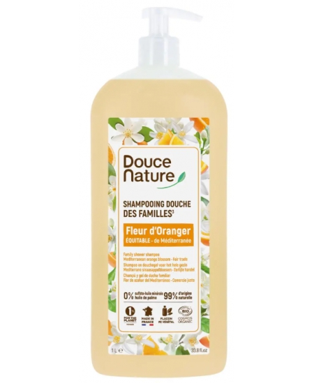 Shampooing douche des familles Fleur d'Oranger - Douce Nature familial Espritphyto Shampooing douche des familles Fleur d'Oranger - Douce Nature familial Espritphyto