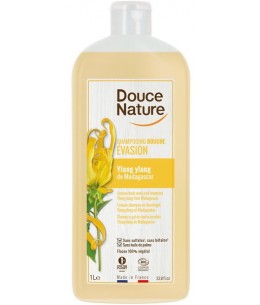 Douce Nature - Shampooing Douche Evasion Ylang Ylang - 1 L plaisir et brillance Espritphyto