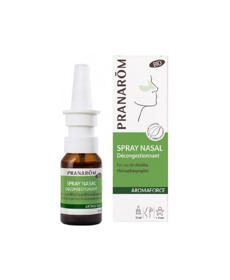 Pranarôm - Spray nasal décongestionnant 15 ml DM de type I nettoyer aider les rhinites et les rhinopharyngites Pranarôm - Spray nasal décongestionnant 15 ml DM de type I nettoyer aider les rhinites et les rhinopharyngites