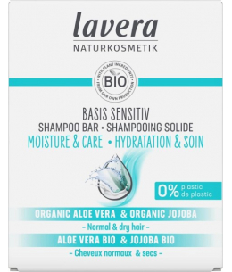 Lavera Shampoing solide Basis Sensitiv Hydratant 50gr shampooing solide lavera Espritphyto