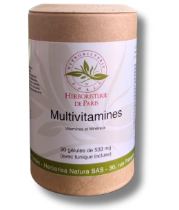 Herboristerie de Paris - Multi Vitamines Minéraux - 60 gélules
