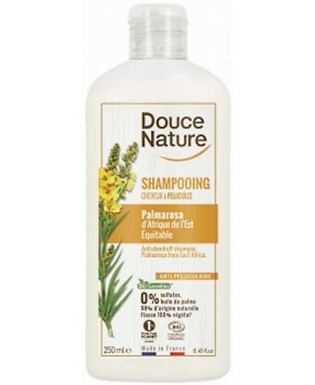 Douce nature Shampooing cheveux à pellicules palmarosa 250 ml