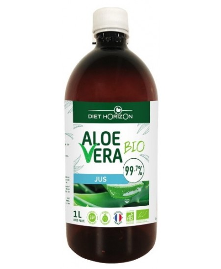 Diet Horizon - Jus d'Aloé Vera bio 1 Litre tonus et aide digestive Espritphyto