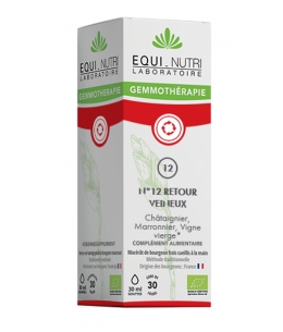 retour veinaux n 12  Bio Flacon compte gouttes - 30 ml - Equi - Nutri