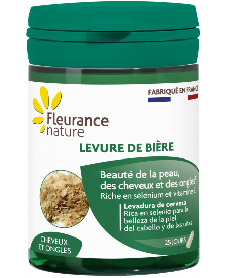 Levure de bière au sélénium - 50 gélules - Fleurance Nature levure de bière cheveux Espritphyto Levure de bière au sélénium - 50 gélules - Fleurance Nature levure de bière cheveux Espritphyto